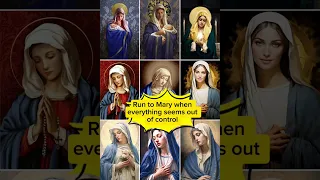 جڏهن سڀ ڪجهه قابو کان ٻاهر لڳي ته مريم ڏانهن ڀڄو 