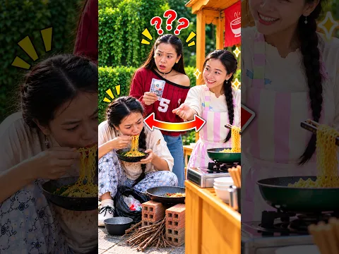 What she saw... wasn't the truth at all! 🍜  🤯 #taihoa #funny #shorts
