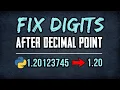 How to fix digits after Decimal point in Python Bangla Tutorial
