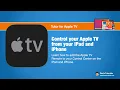 Control your Apple TV from your iPad and iPhone