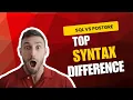 SQL SERVER VS POSTGRESQL in Hindi The Ultimate Syntax Difference Guide