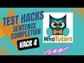 Sentence Completion Hack