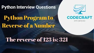 Python Program to Reverse of a Number - In Hindi