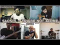 Download Lagu JAMMING ONLINE || SAOSIN - YOU'RE NOT ALONE (COVER)