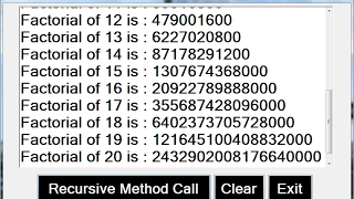 How to Create Recursive Method Program in C