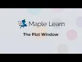 Maple Learn The Plot Window