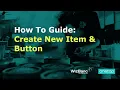 Create New Item and Button