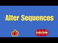 SQL - Alter and Reset Sequence