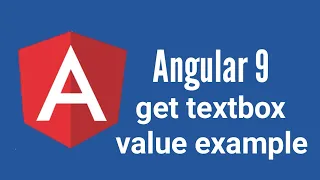 Angular 9 tutorial in Hindi get input box value with example