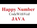 Happy Number Program Happy no Print JAVA Happy or Not Happy No Program