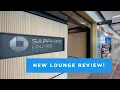 Checking out the BRAND NEW Chase Sapphire Lounge at Boston Airport