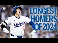 These balls were ANNIHILATED The BIGGEST HOME RUNS of the 2024 season