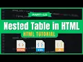 html tutorial for beginners in hindi nested table in html free web development course