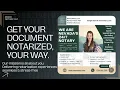 Moor Notary LLC Notary Services Offered Nationwide