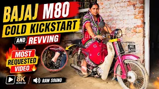 Bajaj M80 Cold Kickstart Fail part 1#Subhashnupurvlog 