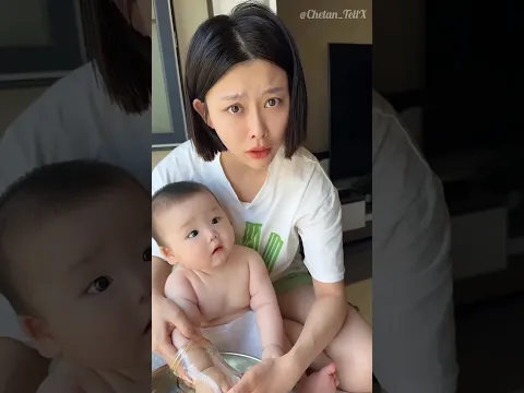 Wife Uses Her Child hand To Clean Bottles 😘😂 | #chetan_tellx #facts #3skullgaming
