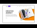 Responsive Website landing page with animation using HTML CSS and JavaScript with explanation