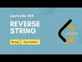 Reverse String Leetcode 344 String Two Pointer
