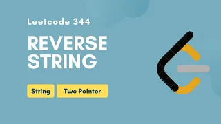 Reverse String Leetcode 344 String Two Pointer