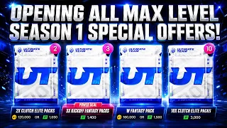 OPENING ALL SEASON 1 MAX LEVEL OFFERS 10 CLUTCH ELITE PACKS AND MORE