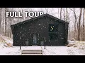 Modern Cabin 18ft Waterfall Daily Massage NY Airbnb Tour