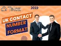 UK Contact Number Format Demystifying the UK Contact Number Format