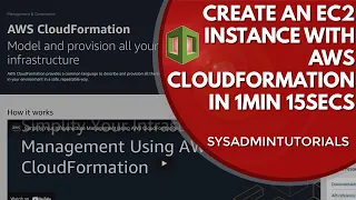 Mastering AWS Create EC2 Instances in 1 MIN 15 SECONDS with CloudFormation