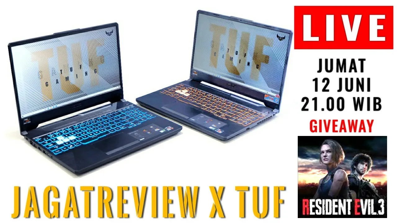 Live: Jagat Review X TUF (Membahas TUF Gaming A15 FX506)