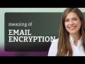 Understanding Email Encryption A Simple Guide