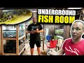 Download Lagu SECRET UNDERGROUND FISH ROOM TOUR!!!