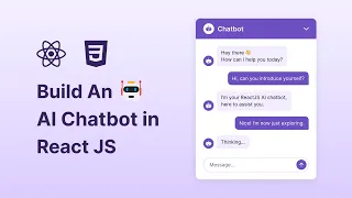 Build AI Chatbot in React JS CSS React JS Chatbot Tutorial