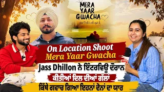 Jass Dhillon & Inder On Location Shoot Mera Yaar Gwacha | Cine Punjabi