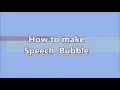 How to Make Speech Bubble As seen on Tumblr