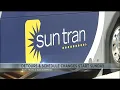 Tucson travel alert Sun Tran routes schedules change soon