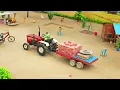 Mini Brick Toilet & Bathroom with Septic Tank & Full Water Supply | Mini Tractor Construction