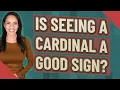 Is seeing a cardinal a good sign