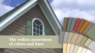 Wide range of colors with CertainTeed Cedar Impressions mp4