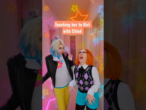 Flirting with Chloé maybe? | Zoé & Sabrina @nikkihatsunecosplay #cosplay #shorts #miraculous