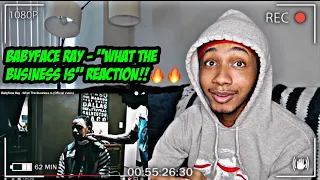 babyface ray what the business is official video reaction 