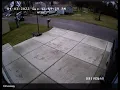 Chevy hitting mailbox