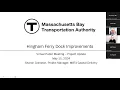 Hingham Ferry Dock Improvements Project - Virtual Public Meeting May 15 2024