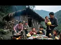 Download Lagu 【一家七口隐居深山】逃离工厂的七口之家隐居深林，做着美食一家人共享晚餐！#农村生活#vlog