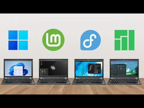 Windows 11 vs Linux Mint vs Manjaro KDE vs Fedora 35 Speed Test