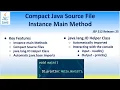 JEP 512 Compact Java Source Files and Instance Main Methods Release 25 java lang IO Helper Class