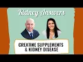 Is Creatine Safe For Kidney Disease