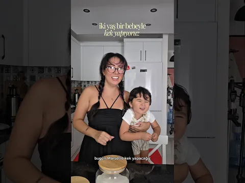 hayatımda ilk kez kek yaptım...