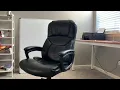 Realspace Fennington Bonded Leather High Back Chair Review