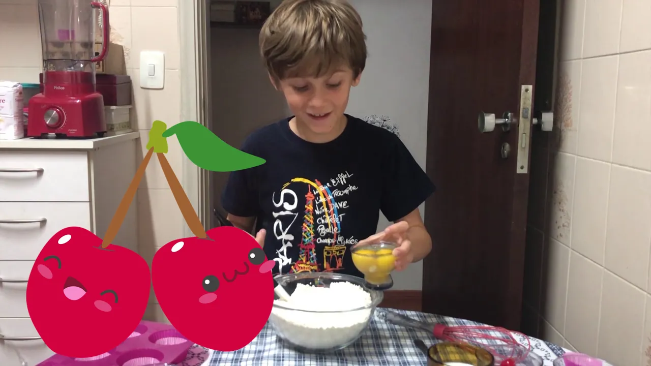 RECEITA CUPCAKE DE CEREJA