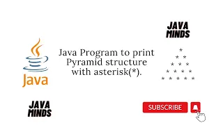 Java Program to print Pyramid Structure with Asterisk symbol