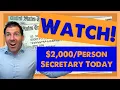New Update Today 2 000 Stimulus Checks Per Person Coming
